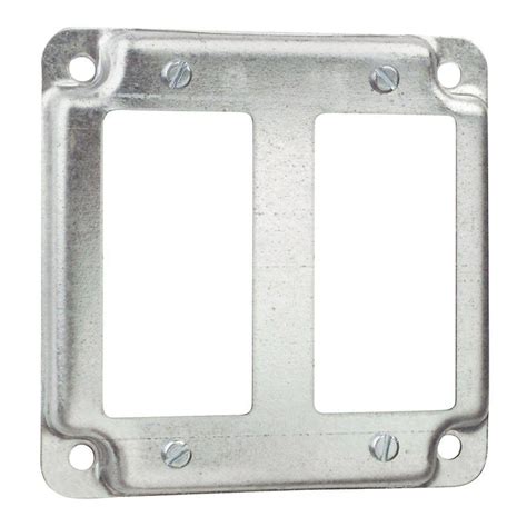 gfi metal outlet square box cover 2gang|GFI Covers .